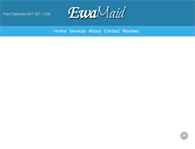 Tablet Screenshot of ewamaid.com